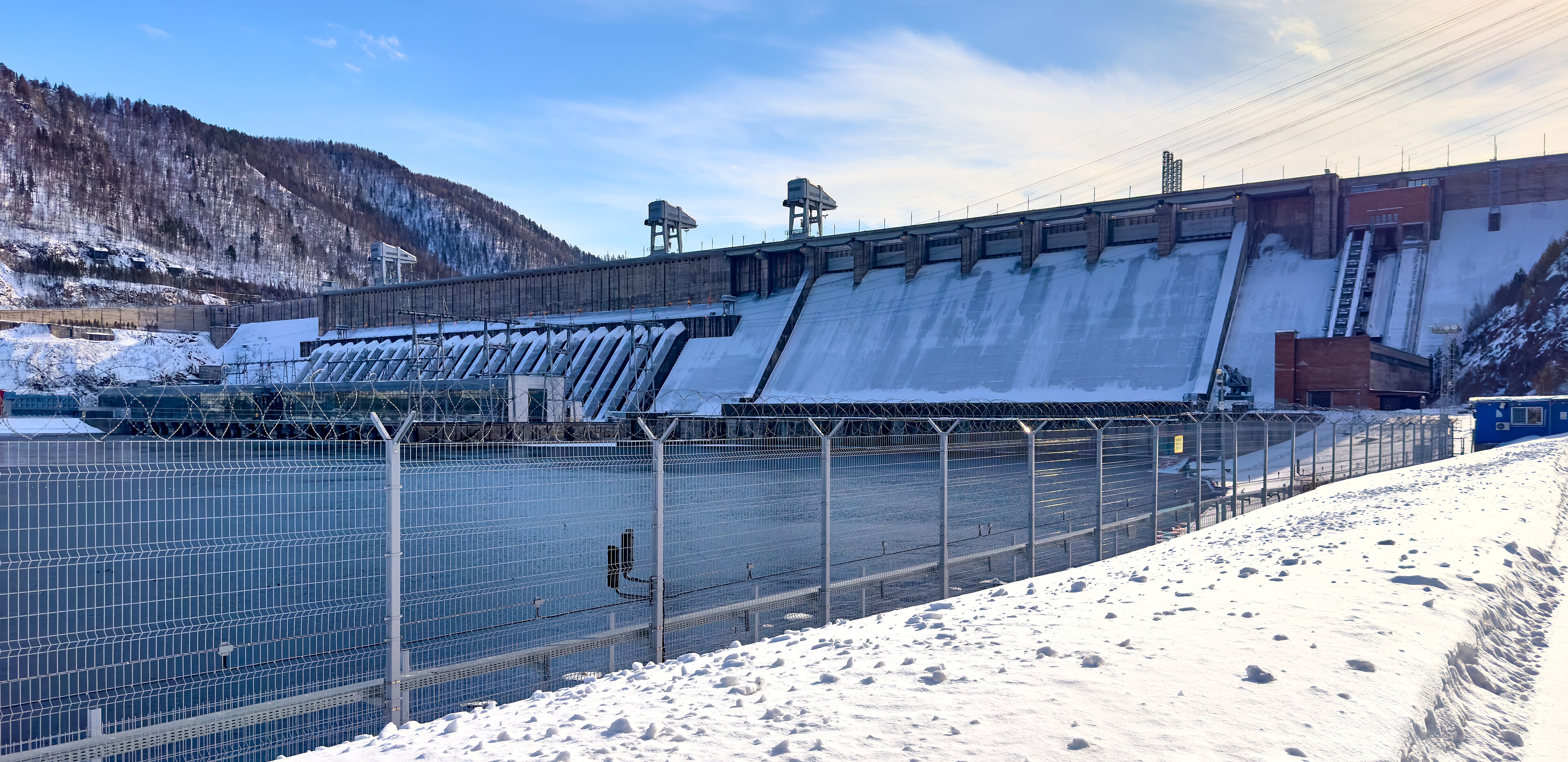The dam in March 2026