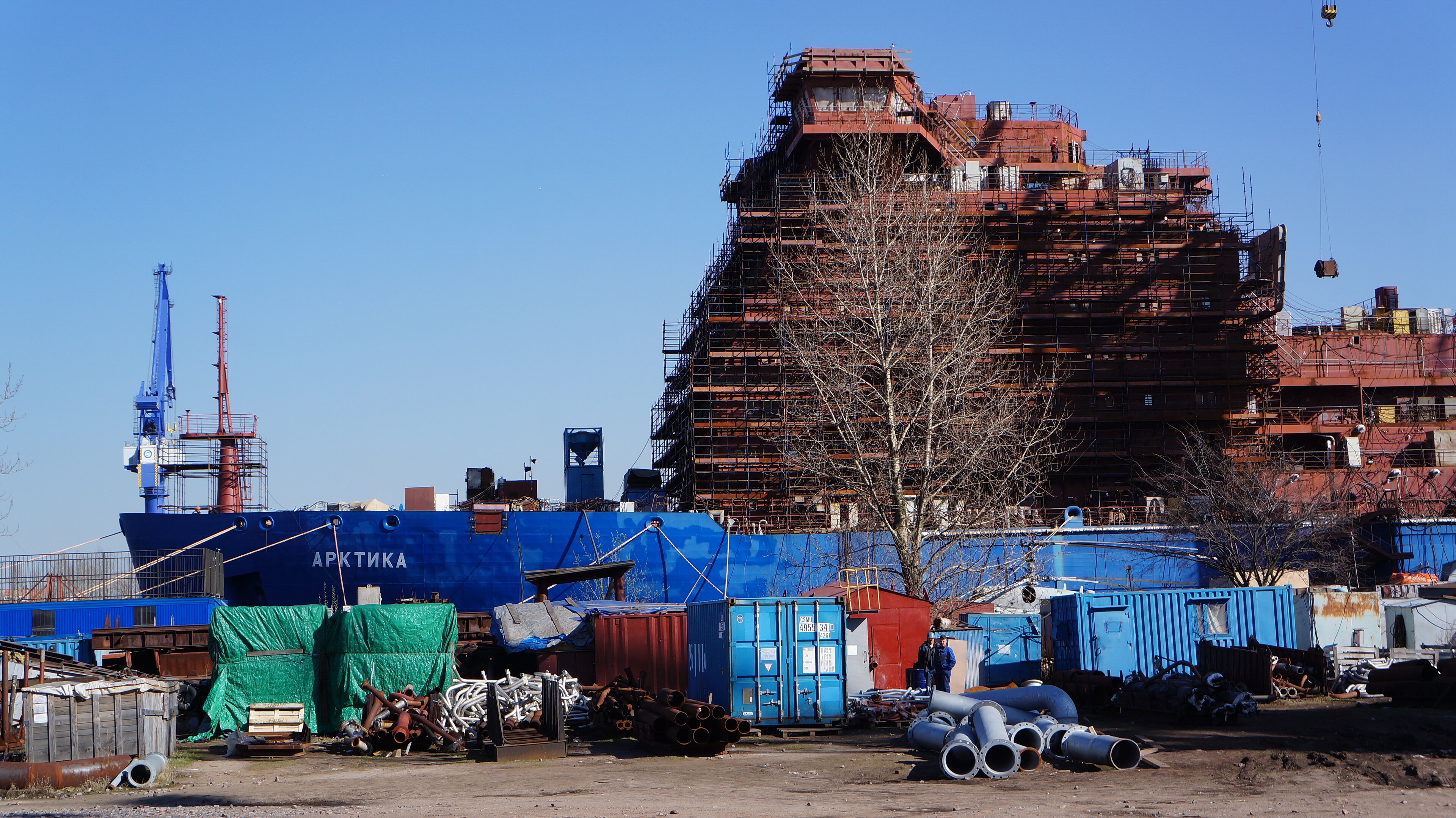Arktika (Project 22220) being built at Baltic Shipyard