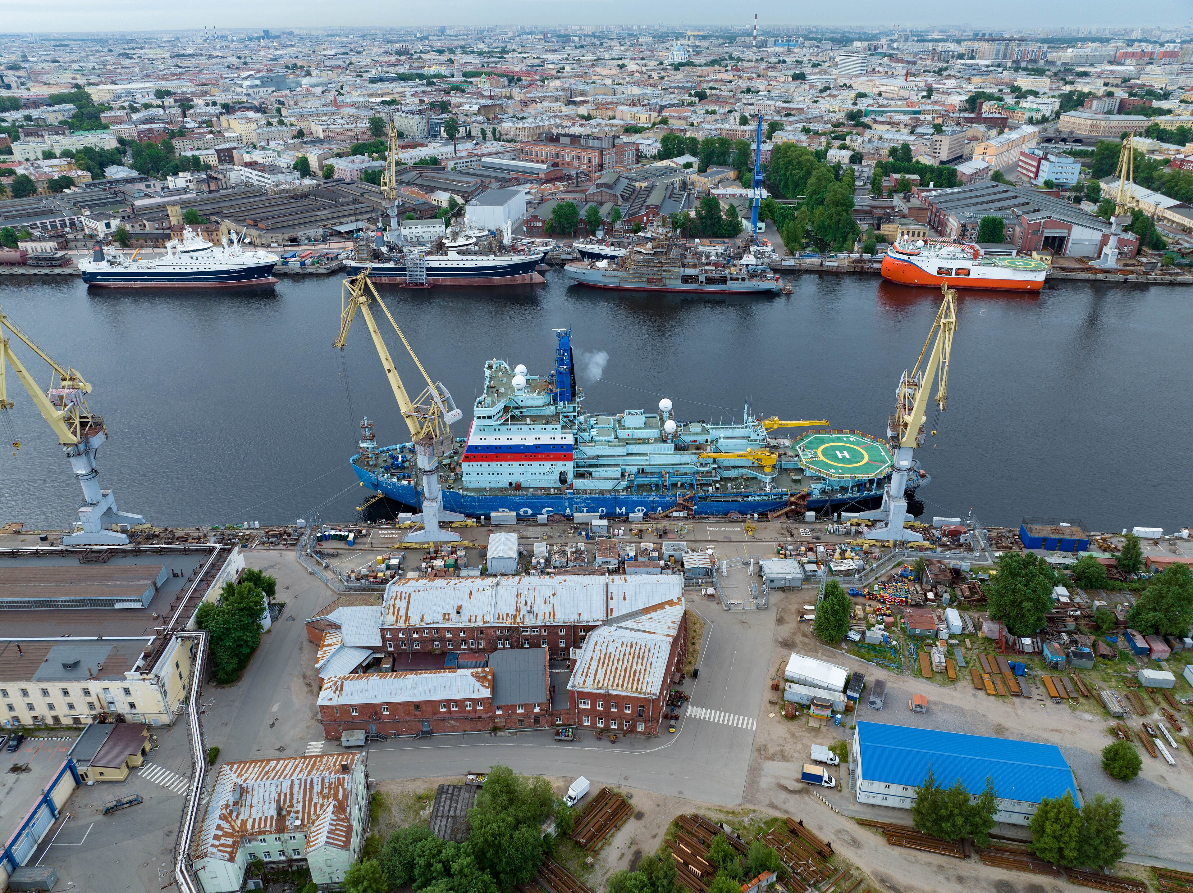 Ural at Baltic Shipyard, Saint Petersburg